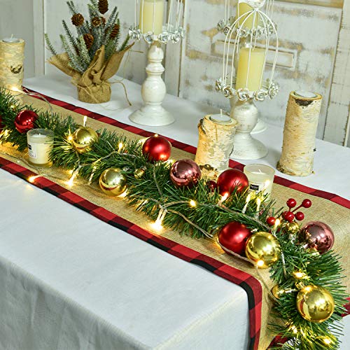 16.5 Ft Christmas Garland w/ 50 LED Light