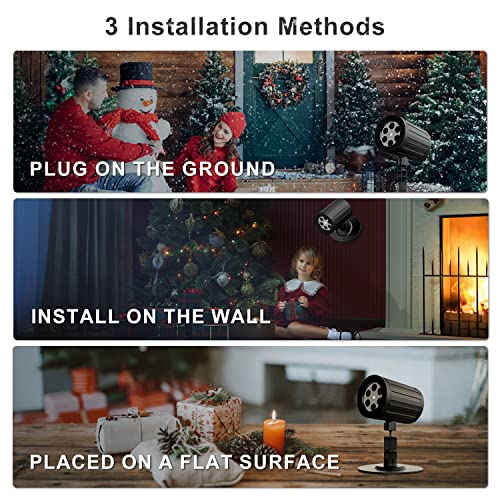 Snowflake Christmas Projector Lights