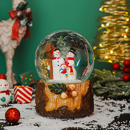 100mm Musical Snow Glitter Water Globe Christmas Decoration