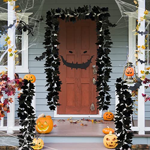 2 Pack Halloween Black Garlands Decoration