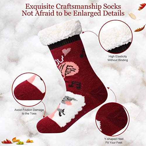 Cozy & Warm Thick Soft Wool Christmas Gift Winter Socks for Women