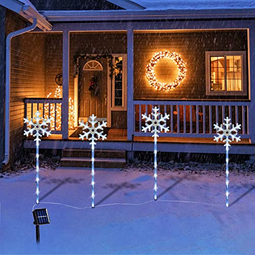 Solar Christmas Pathway Lights