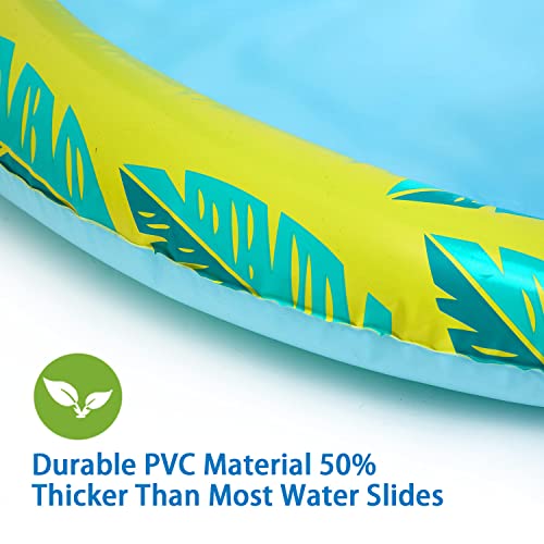 15.7Ft Spraying Inflatable Water Slide Slip w/ 2 Bodyboards