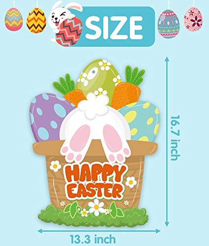 Happy Easter Wooden Door Decoration