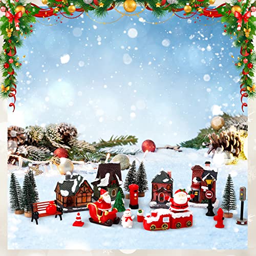 26 Pieces Christmas Lighted  Village Set