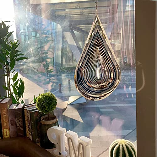 3D Flowing-Light Effect Wind Spinner Garden Decor