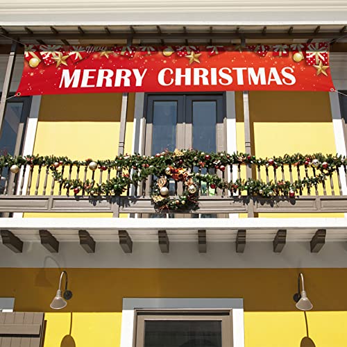 Large Merry Christmas Banner 20" x 20"