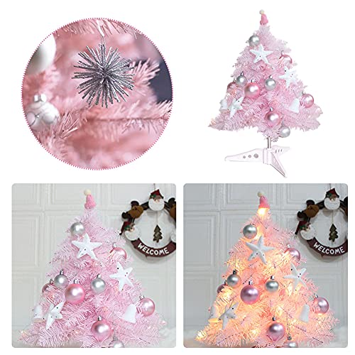Mini Pink Artificial Christmas Tree Decoration