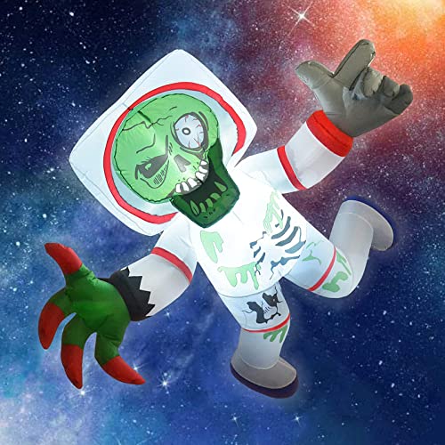 5Feet High Halloween Inflatable Hanging Space Zombie w/ LED