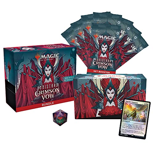 Magic: Innistrad: Crimson Vow Bundle | 8 Set Boosters + Accessories