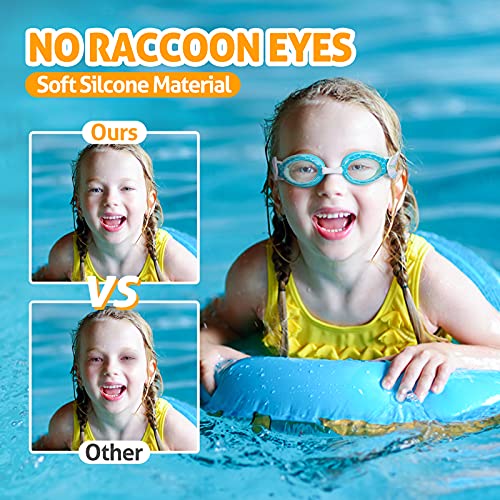 Kids Anti Fog Swimming Goggles Clear No Leaking