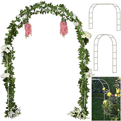 Reconfigurable & Easy-to-Assemble 7'6" Garden or Wedding Arch Arbor