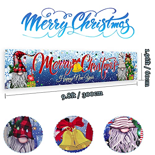 Large Merry Christmas Banner