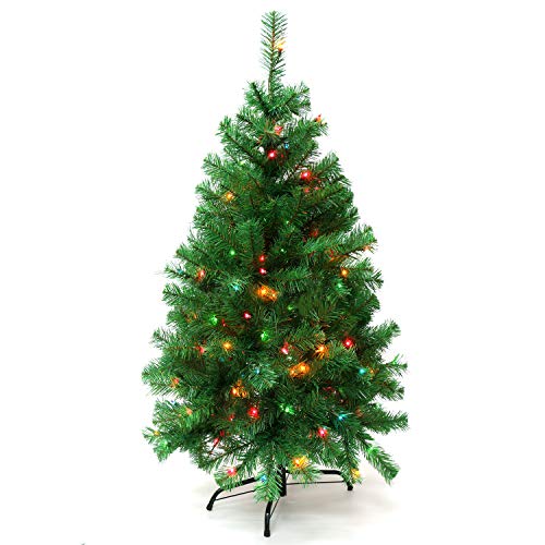 4 Feet 100 Pre Lit Christmas Tree