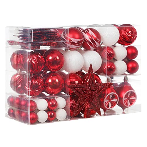 103-Pack Assorted  Christmas Ball Ornaments