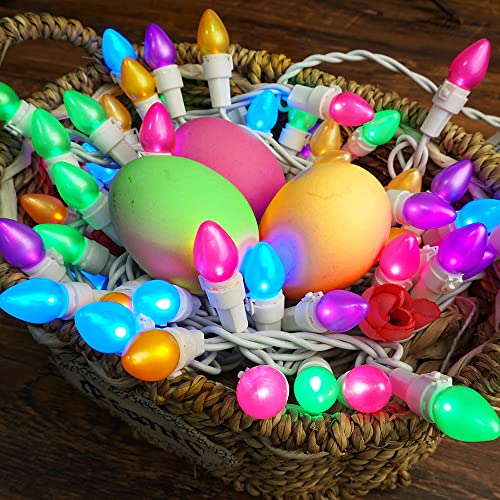 Easter Decor 50 LED String Lights Multi Color