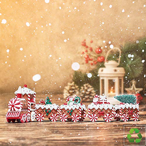 Christmas Train Gingerbread Decorations Kit Hand Crafted Christmas Village Collection