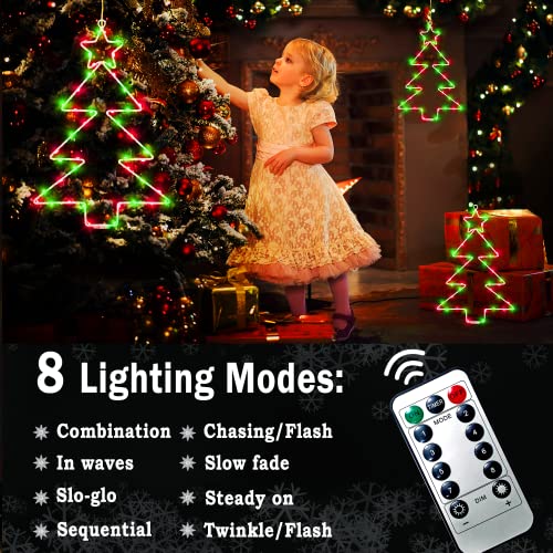 Christmas Window Lights 3 Pack Battery Operated