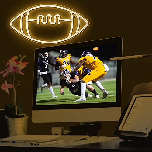 Football Neon Sign - Neon Light for Wall Decor