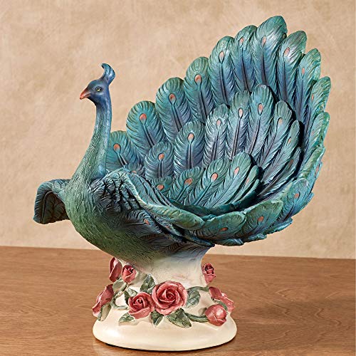 Peacock Decorative Centerpiece Bowl