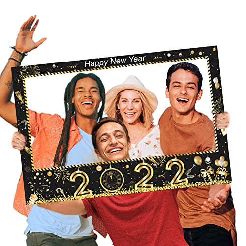 2022 New Year Photo Booth Frame Party Supplies Decoration