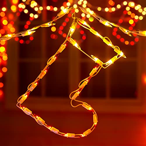 13ft 180 Bulbs Glowing Cord  Christmas Icicle Lights Decoration