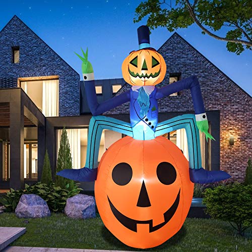 Inflatable 6Feet Mr. Pumpkin Halloween Decoration