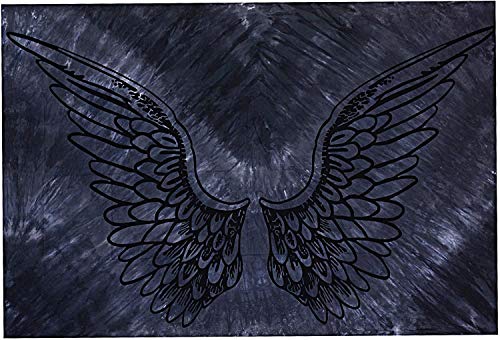 Tie Dye Mandala Angel Wings Hippie Boho Indian Tapestry Decorations  (55x85 Inches)