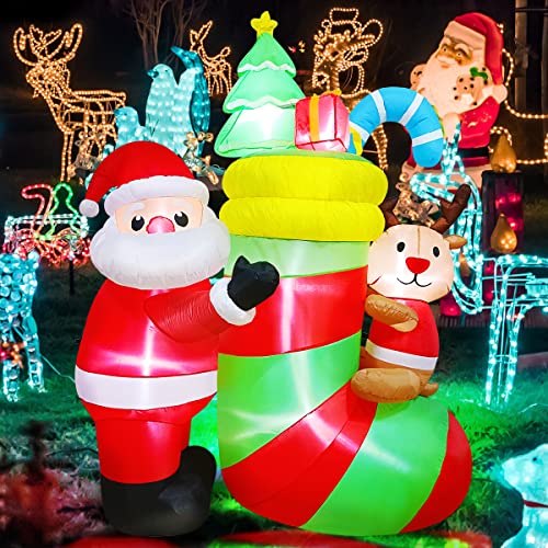 7ft Inflatable Santa Claus Christmas Decoration