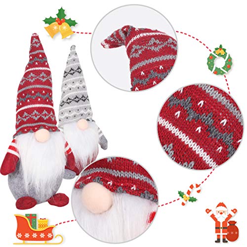 2pcs Christmas Gnome Plush