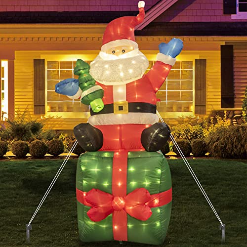 4FT Easter Inflatable Bunny w/ Build-in 150 LEDs