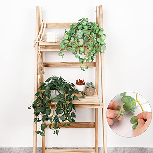 2 Pack Artificial Hanging Plants w/ Pots