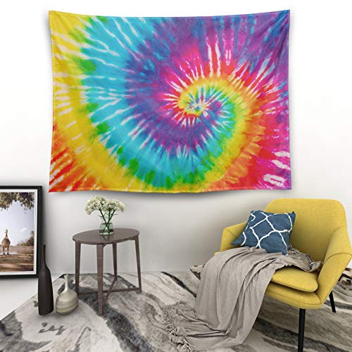 Wall Tapestry for Home  Decoration- Fairy Tale Forest- Butterfly- Tie Dye- 80x60 inches