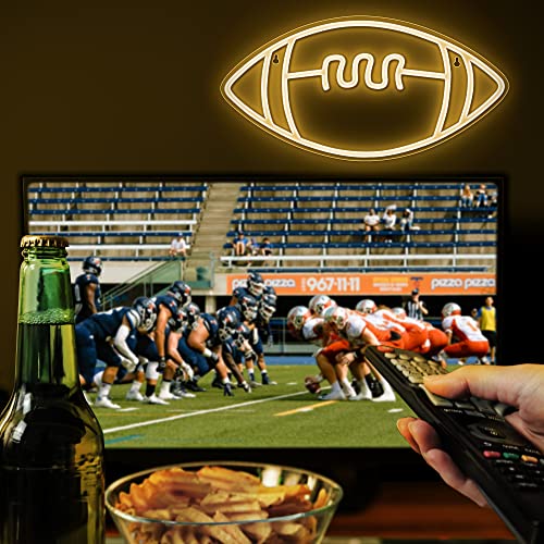 Football Neon Sign - Neon Light for Wall Decor