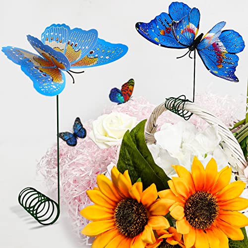 Butterfly Stakes, 50pcs 11.5inch for Garden Decoration