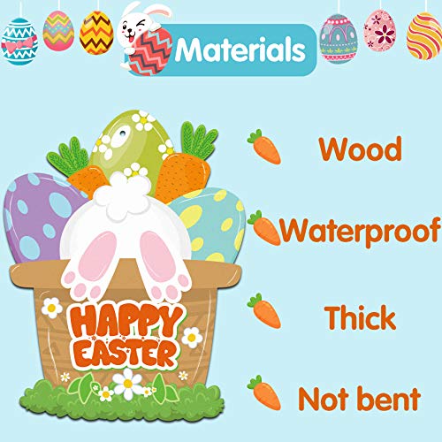Happy Easter Wooden Door Decoration