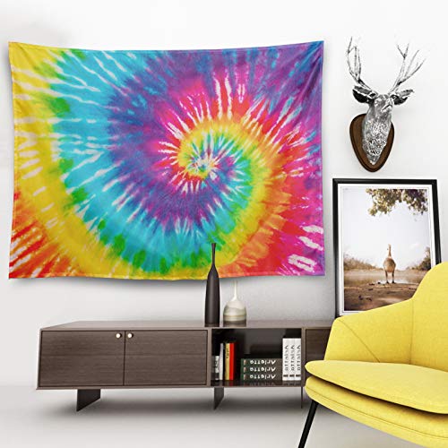 Wall Tapestry for Home  Decoration- Fairy Tale Forest- Butterfly- Tie Dye- 80x60 inches