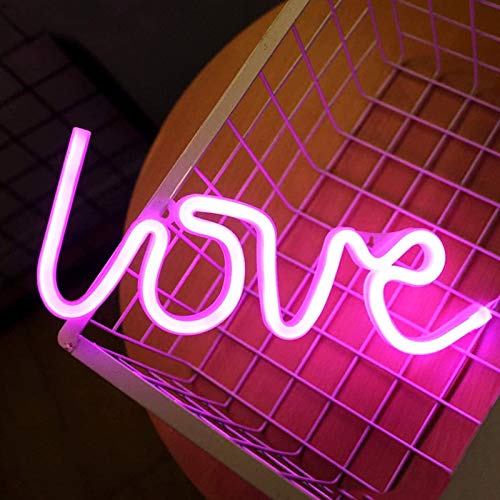 Love Neon Sign USB or Battery Powered Night Light