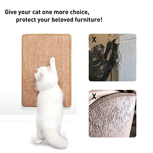 Horizontal Cat Floor Scratching Pad/Mat, Protect Carpets and Sofas