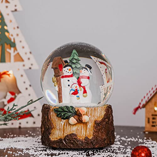 100mm Musical Snow Glitter Water Globe Christmas Decoration