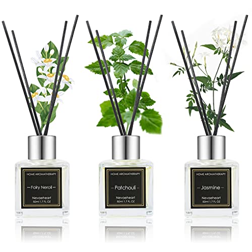 1.7OZ x 3 Packs Reed Diffuser, Oil Diffuser Sticks for Home Fragrance