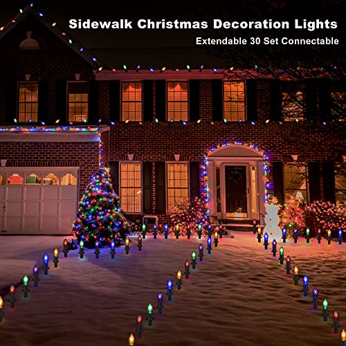 24.2 feet 20 LED  C9 Christmas Pathway Lights