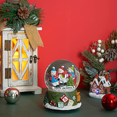 100mm Musical Snow Glitter Water Globe Christmas Decoration