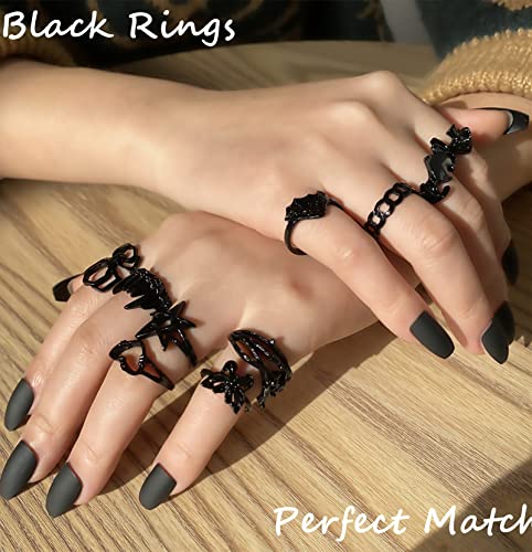 20-30Pcs Gothic Vintage Rings Set for Men/Women