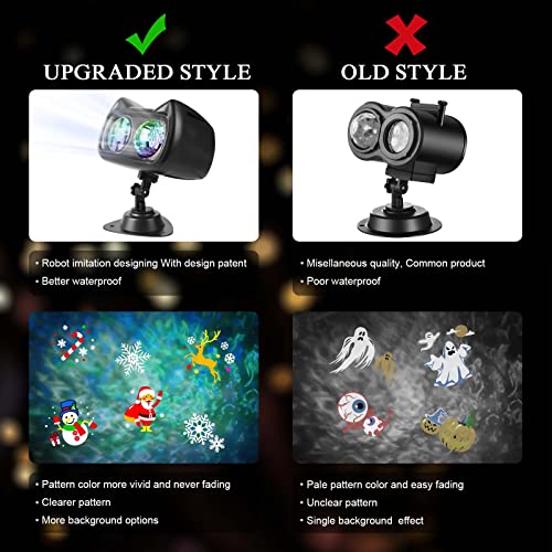 2 in 1 Christmas & Halloween Projector Lights