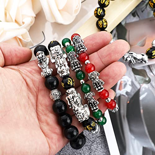 12 Pieces Feng Shui Bracelets Lucky Bracelet Temple Kai Guang  Amulet