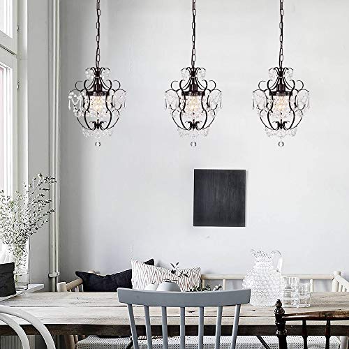 Small Vintage Crystals Chandeliers