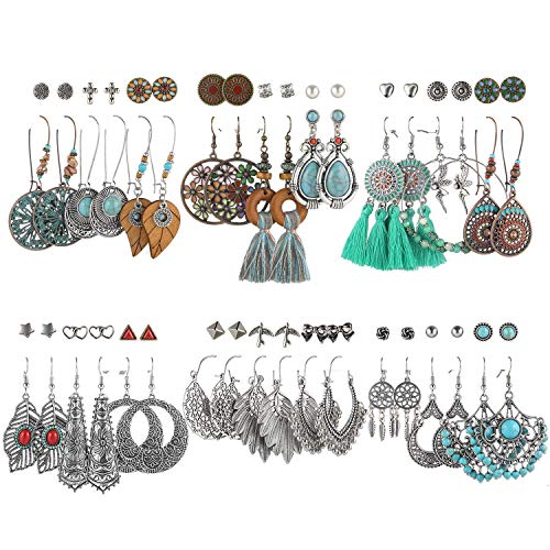 104 Pairs Earrings Set for Women