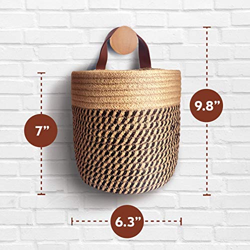 2 Pack Wall Basket w/ FREE Wall Hook