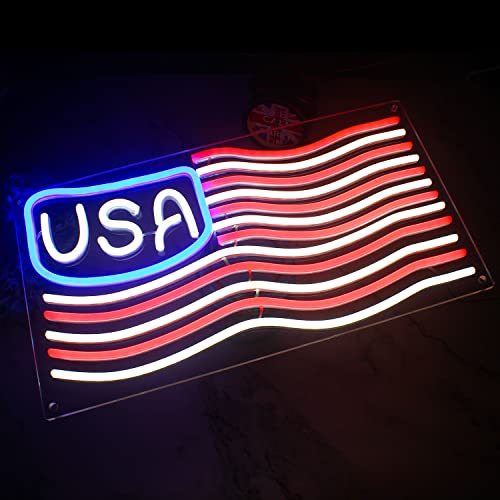 American Flag Neon Sign